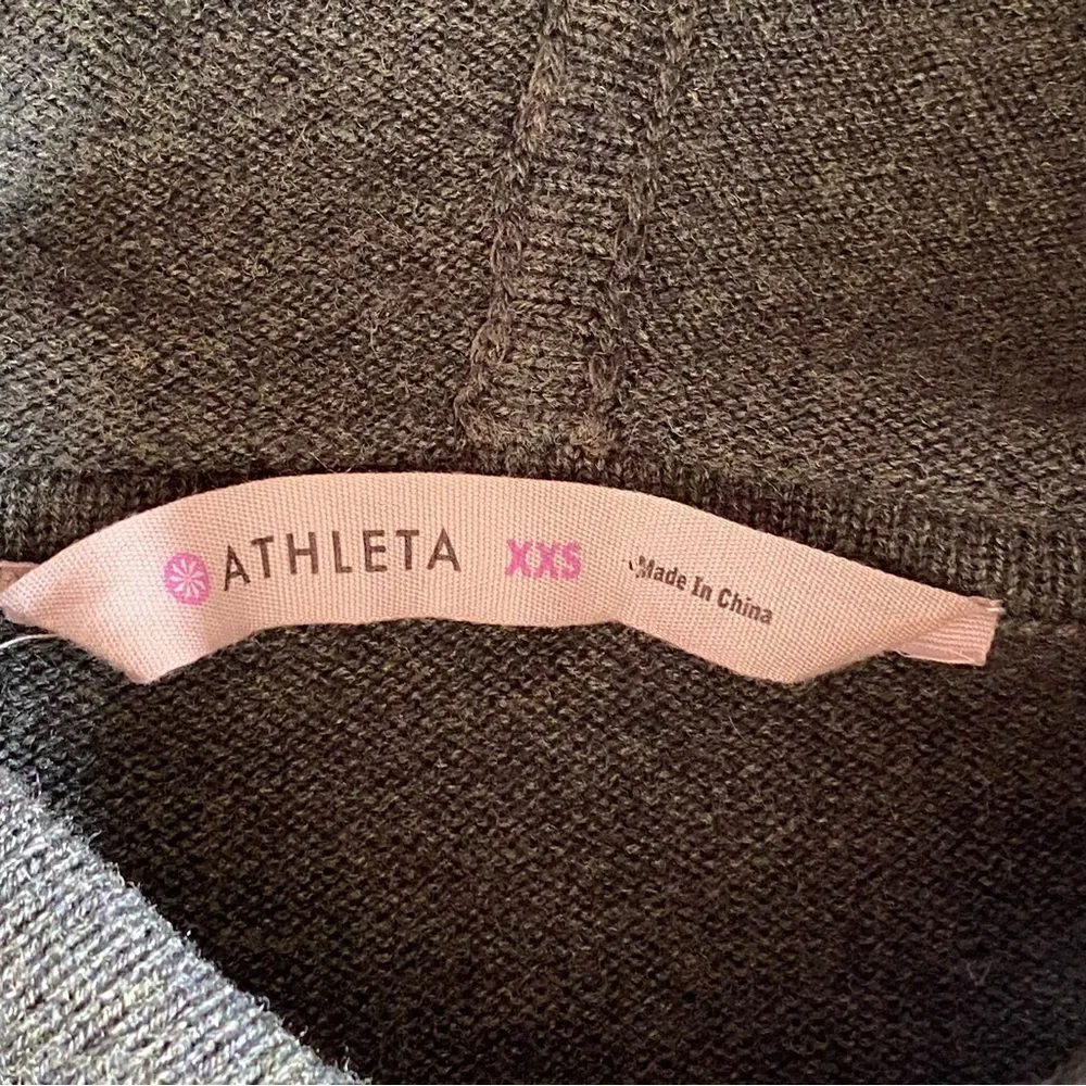 Athleta Nopa Hooded Wool Sweater in Jasper Green - Picture 4 of 12